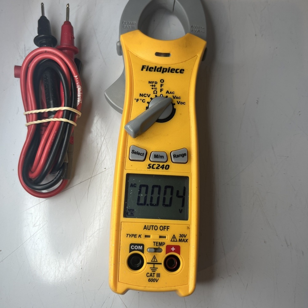 Fieldpiece SC240 True RMS Clamp Meter - Picture 8 of 9